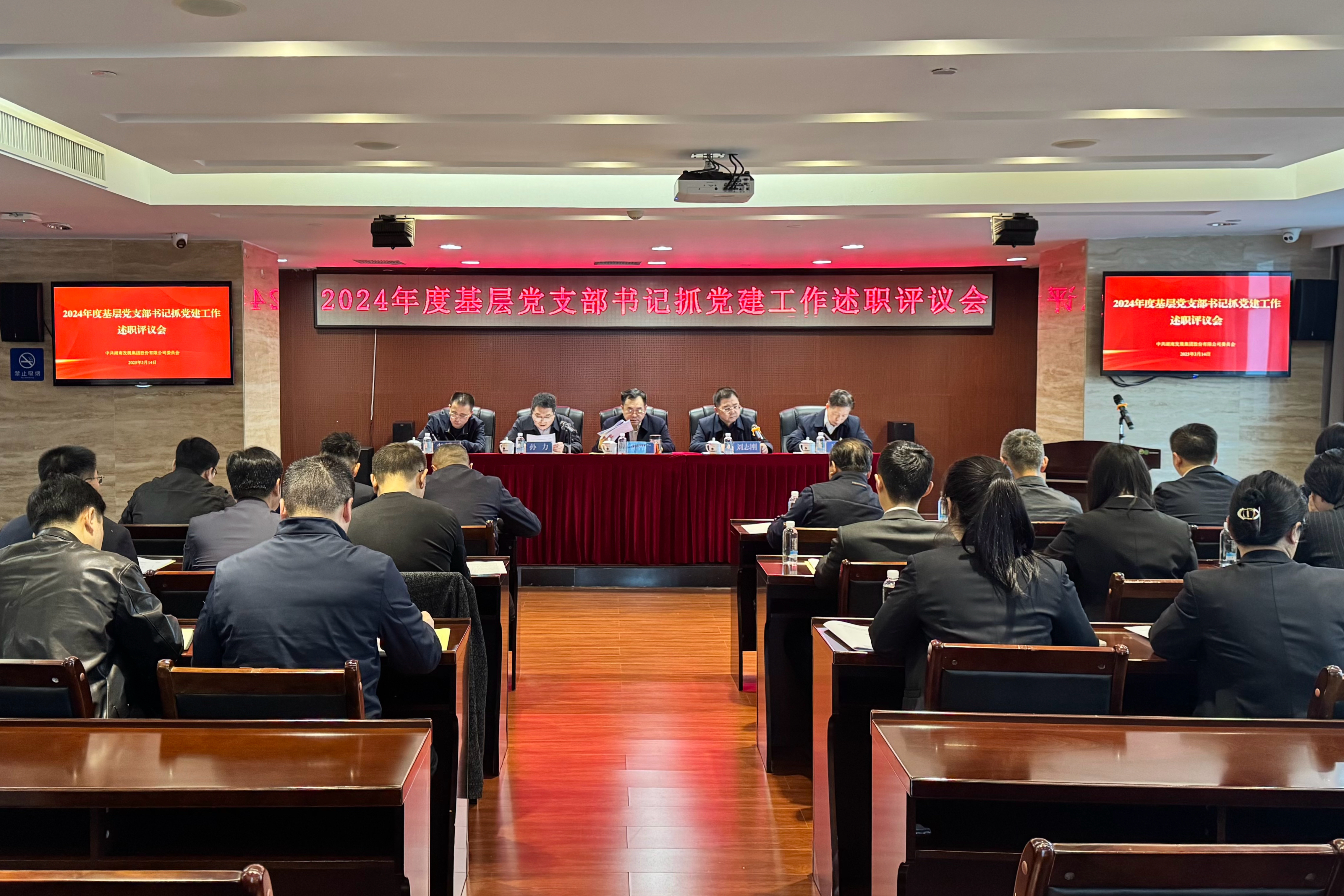 湖南發(fā)展黨委召開(kāi)2024年度基層黨組織書記抓黨建述職評(píng)議會(huì)